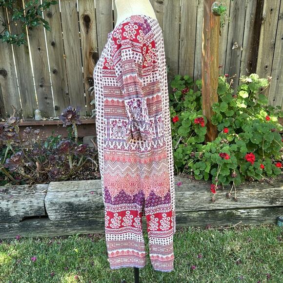 rL Pret by Nishatlinen Boho Block Floral Print Tunic Top *See Measurements* - Picture 7 of 12